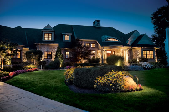 Low voltage lighting in st. louis landscaping 